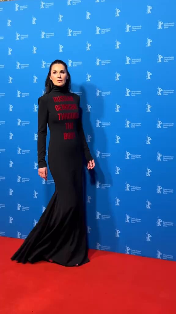 In between stealing your taxes for golden toilets and villas- Zelenskys idiot friends like to play "Dress up" The only "Genocide" in Ukraine is being carried out by the Pro NATO Dictatorship of Zelensky. (Nice dress though)