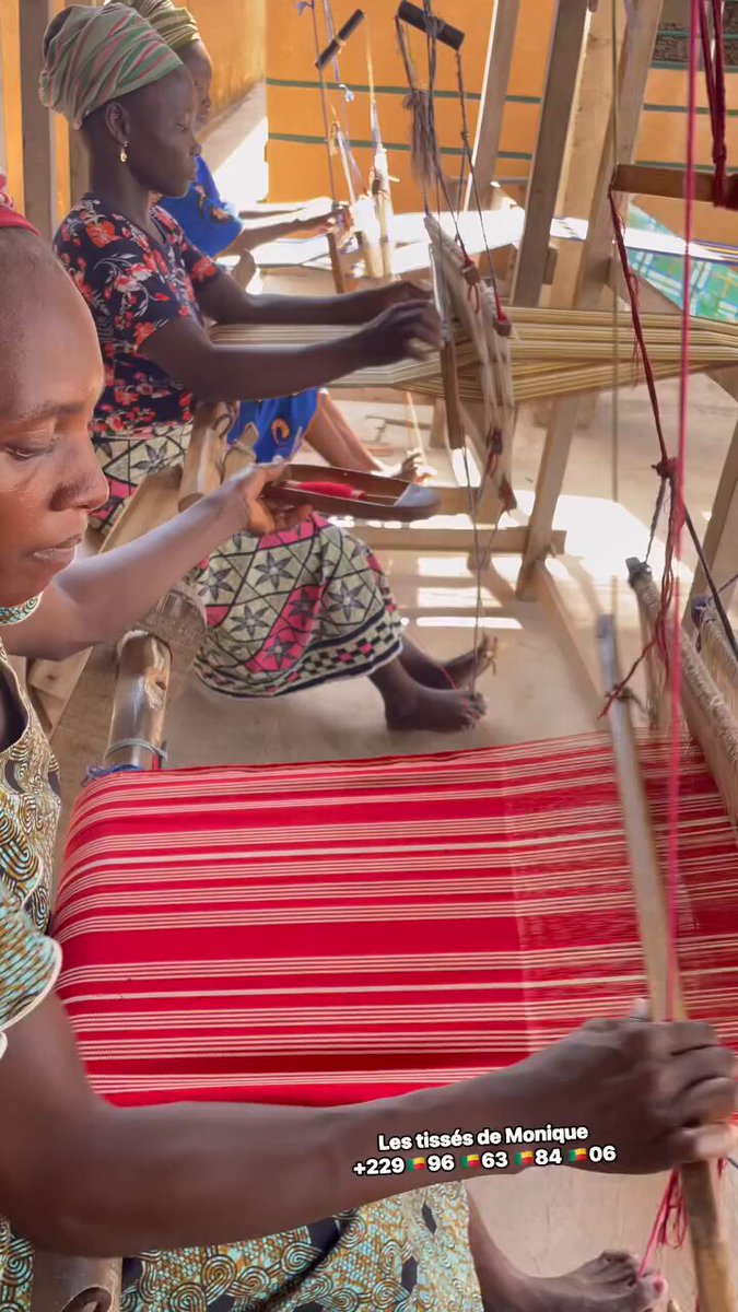 This is how Africans have been making clothes for centuries, yet they told you every African was found naked.