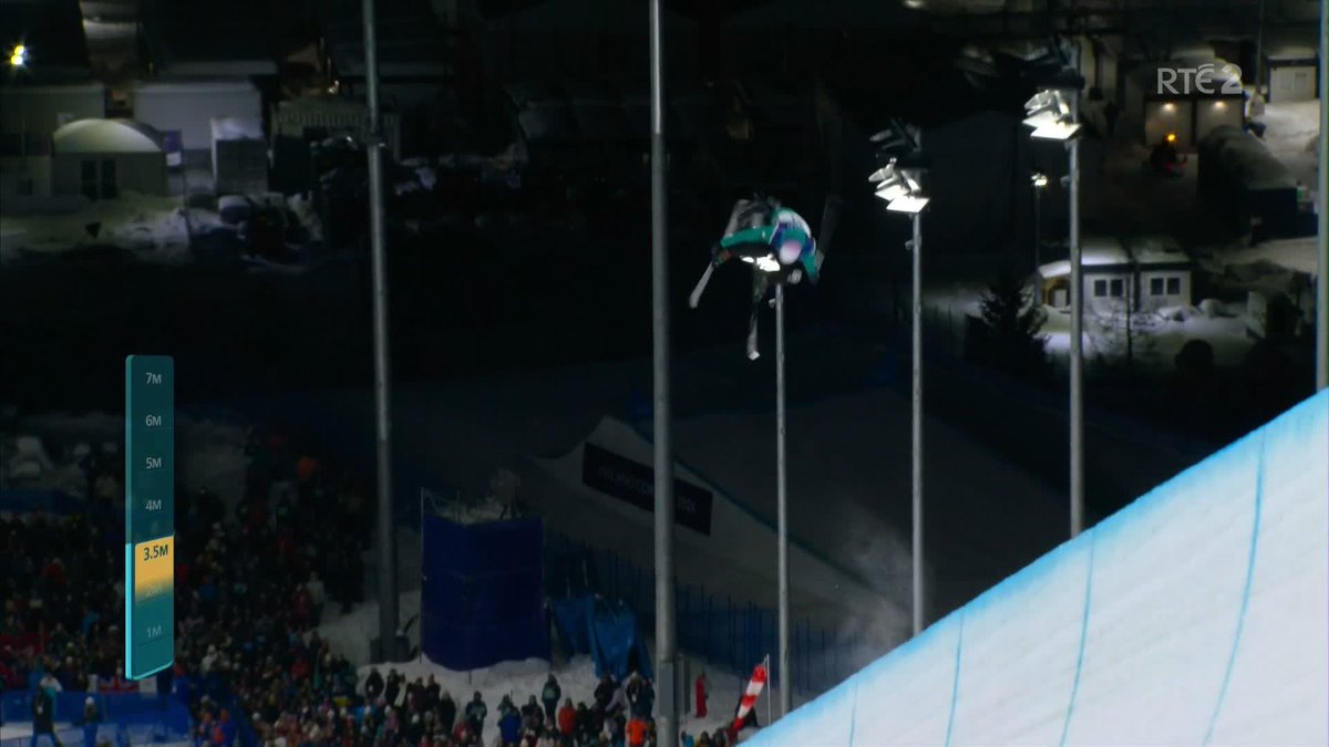 Ben Lynch manages a height of 5.5 metres on that run but one fall hurts his score. Watch the halfpipe final or follow live updates 📺 📱
