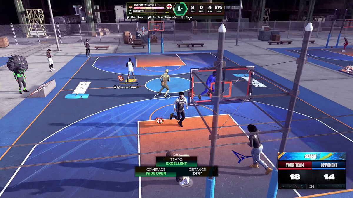 Welcome to Szn 5 and where people are now able to freeze your whole game and error code the whole team with a single button on their 3rd party program 💔🥀NBA 2K fix your game