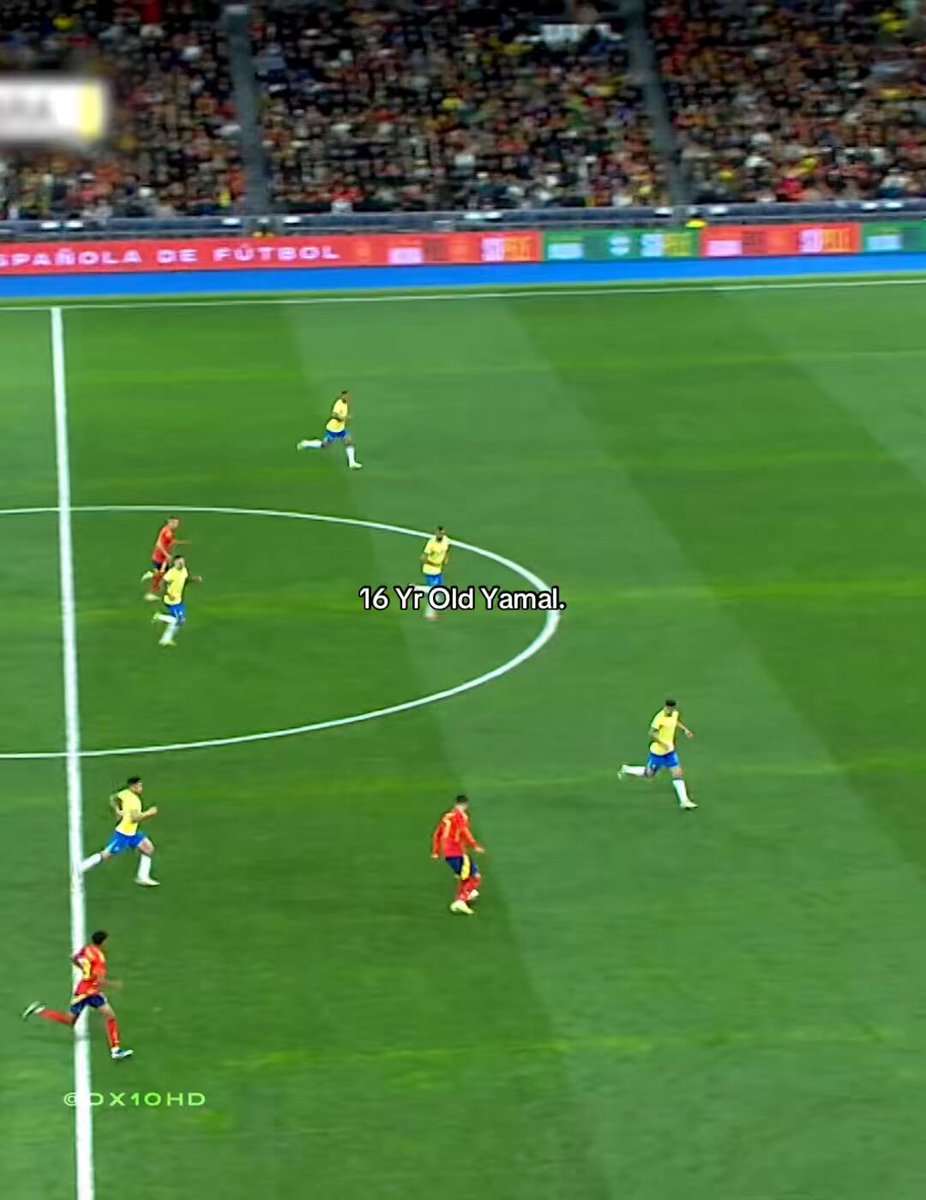 I swear he was just 16. Look at a 16 year old boy against Prime Brazil. 🇧🇷 😭😭