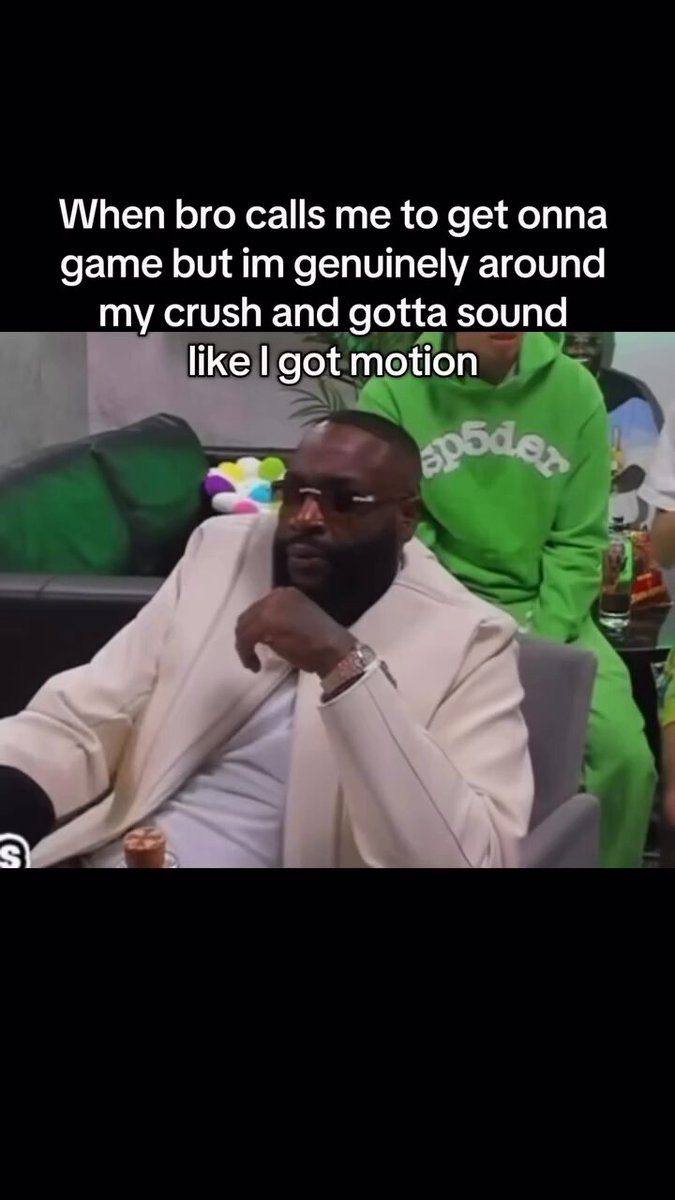 POV: its a bad bitch in the room and you tryna flex without looking like you’re flexing