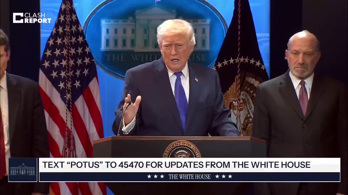 Trump: “Today, I will sign an order to impose a 10% global tariff under Section 122, over and above our normal tariffs already being charged.”