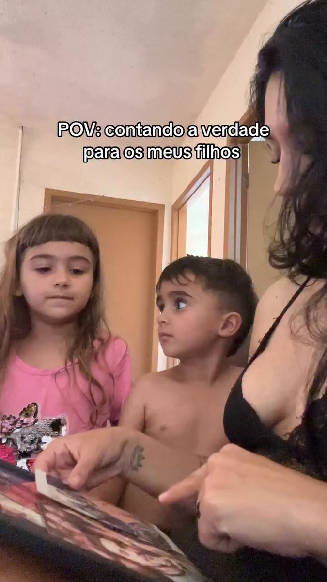 Pra quê falar isso pra criança, véi ?