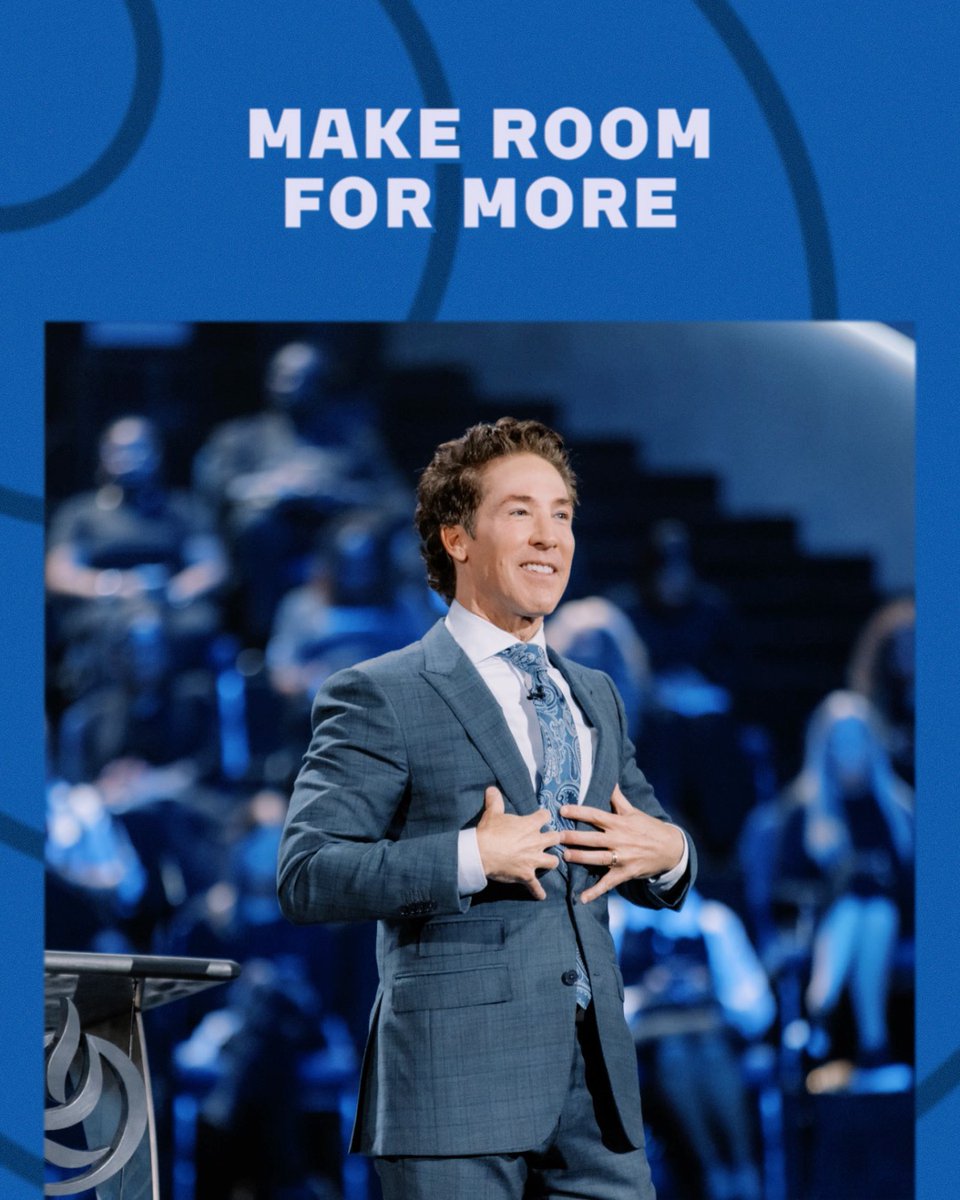 The people, the distractions, social media, the comparisons, that’s taking up valuable space. Create some capacity. Get some empty vessels. Not a few, but enlarge your vision. Believe for the dreams God whispered in your spirit. Stretch your faith. Click here to watch: "Make Room For More."