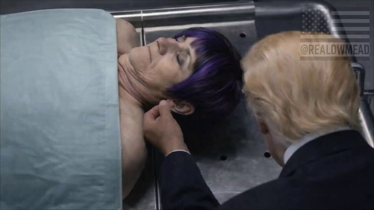 Trump and DeLauro star in Men in Black.