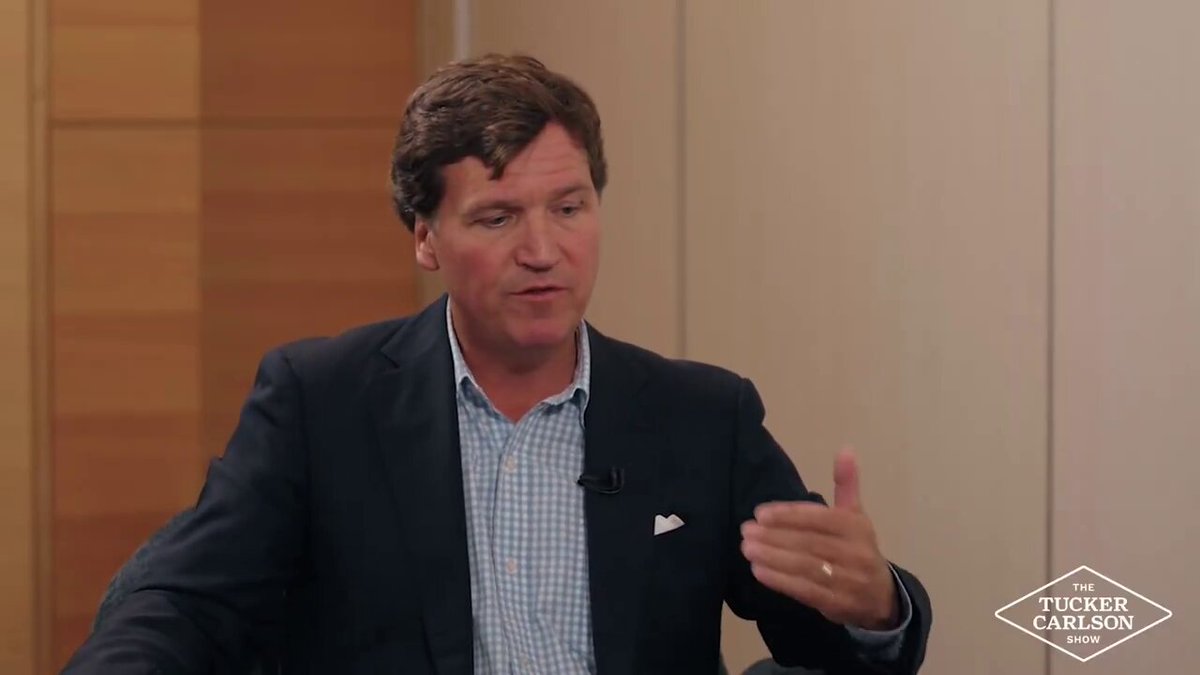 VIDEO: Tucker Carlson 🇶🇦 gets called out for lying about the "decline" of Israel's Christian population; in fact, Israel's Christian population is growing and thriving. Carlson then tries to deflect by talking about the declining Christian population that lives under the Palestinian Authority, but deceptively does not mention that they are living under the Palestinian Authority—NOT under Israeli governance. Carlson then says that Christians are thriving in Qatar, where they are ghettoized, deprived of citizenship, and not permitted to preach publicly. But there are a lot of them, so Carlson considers this to be proof of Qatar's benevolence towards Christians.