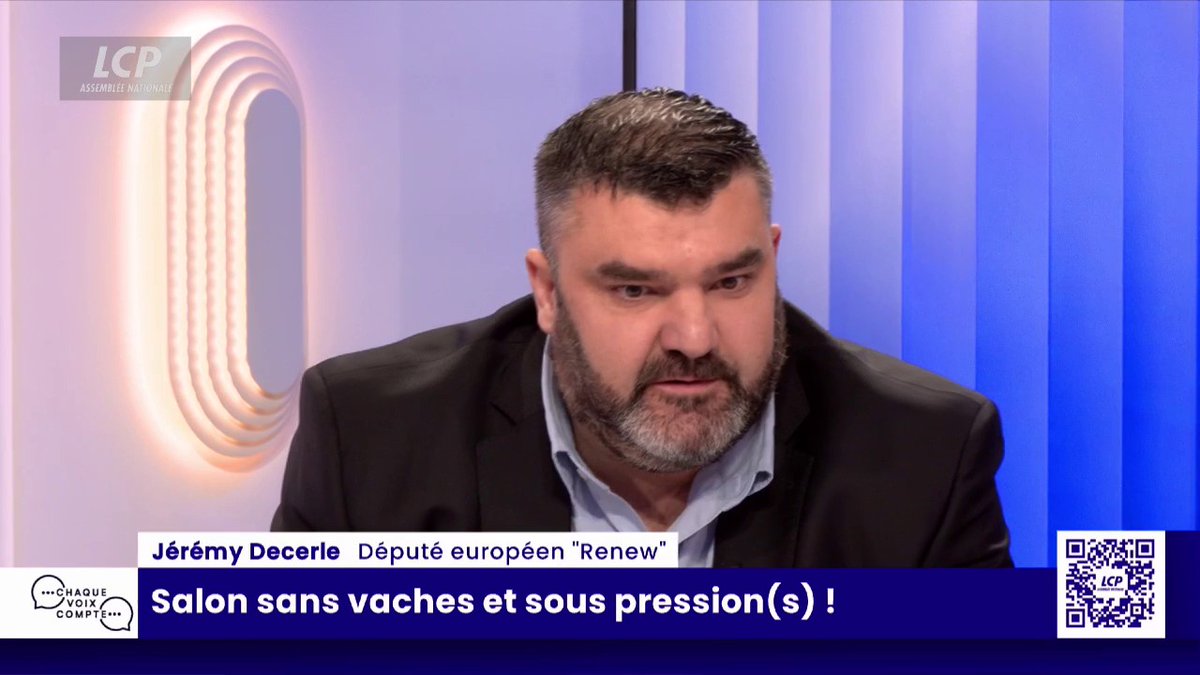 Acétamipride : "L'agence européenne de santé dit qu'il n'y a pas de danger et c'est là-dessus que se réfèrent les 26 autre pays et nous on va être les dindons de la farce ? (...) c'est aux scientifique" de trancher la question, estime Jérémy Decerle. #Agriculture #ChaqueVoix