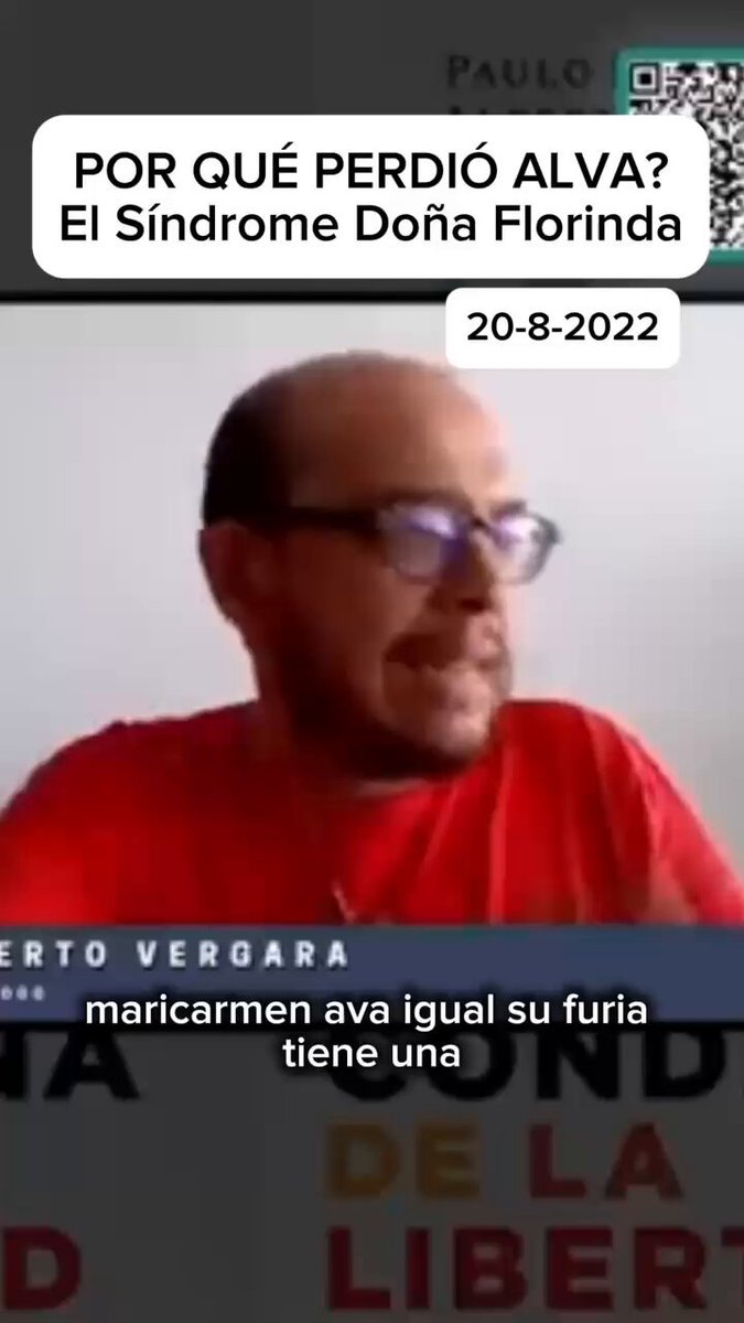 De hace tres años y pico. Una entrevista con el politólogo Alberto Vergara en la que habla sobre Maricarmen Alva. Como diría el filósofo Alan García, “visionario este cojudo”:👇🏽
