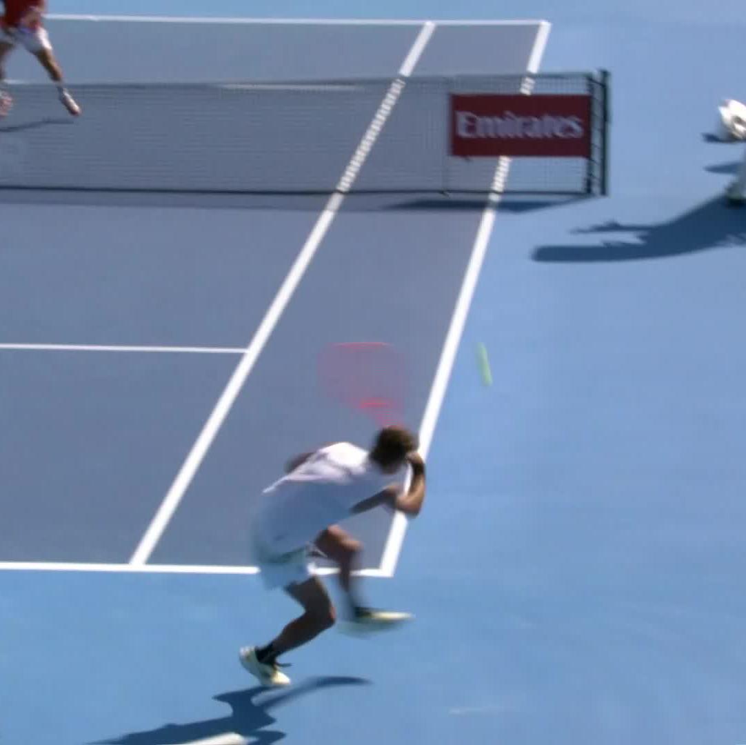 And now the BANANA Forehand? ⚡ Cobolli producing the goods today in Delray Beach! #DBOpen