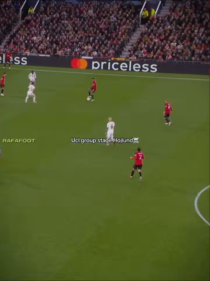 Champions league group stage Rasmus hojlund was scoring goals for fun man 🕊️