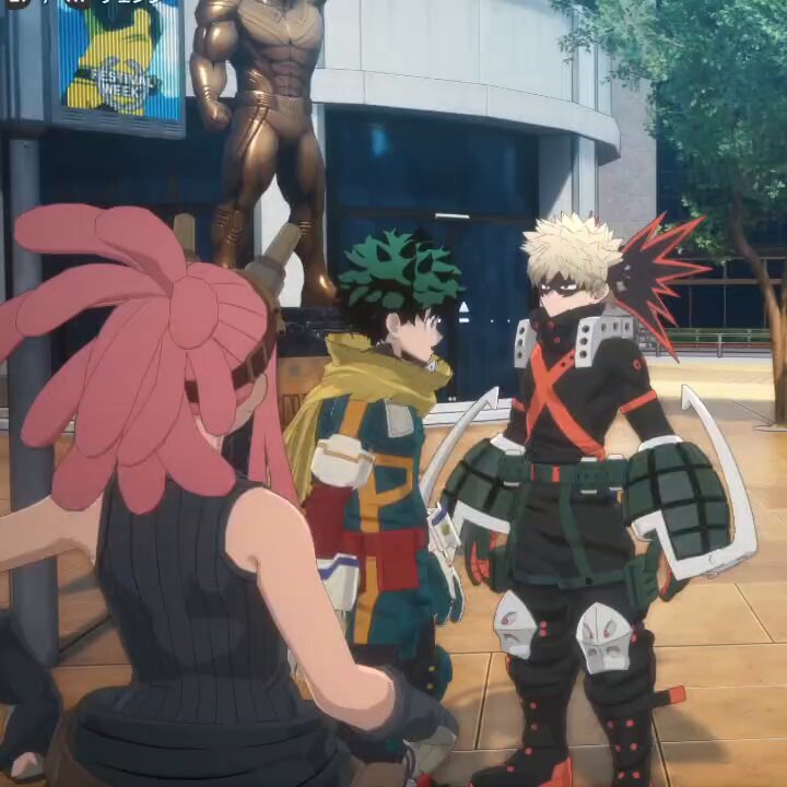 izuku, when kacchan is around