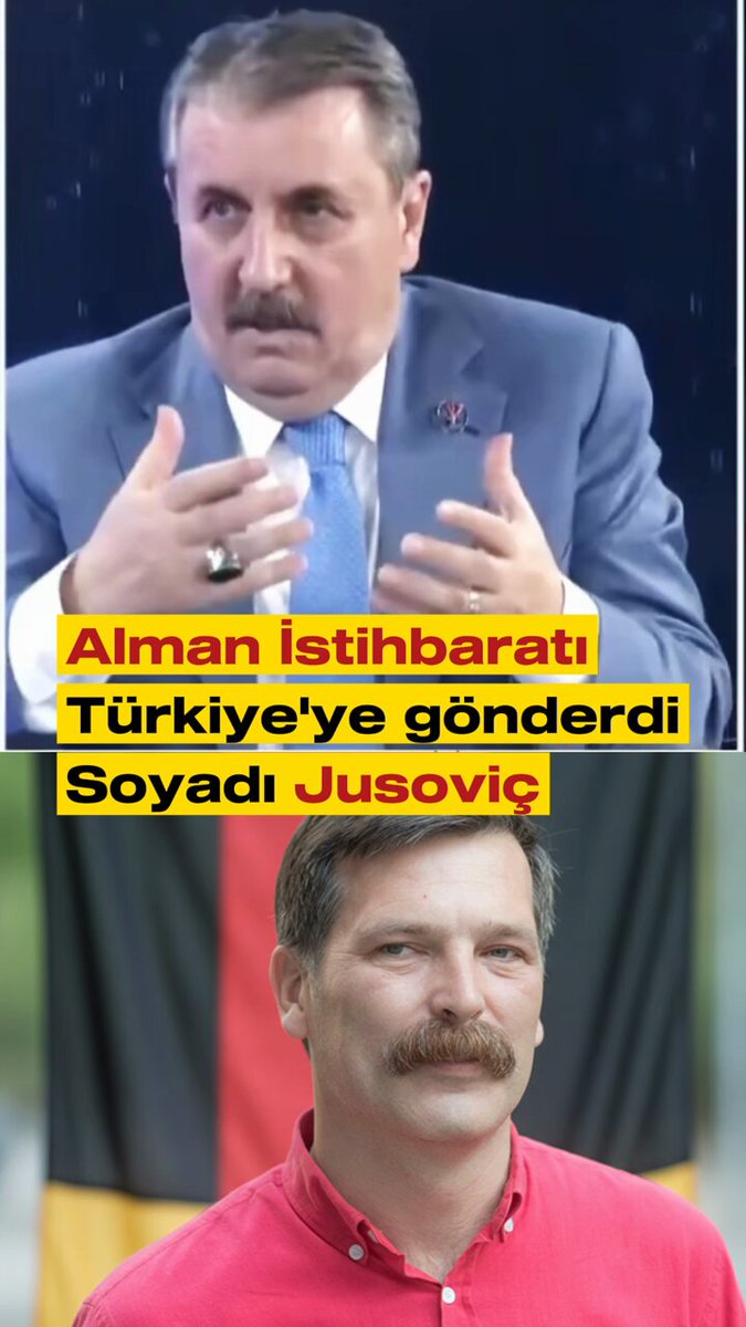 Mustafa Destici: 'Erkan Baş'ı Alman istihbaratı yetiştirdi Türkiye'ye gönderdi. Gerçek soyismi JUSOVİÇ .. '