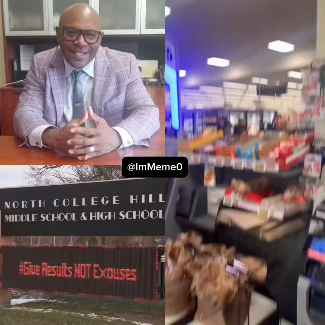 🚨BREAKING: The North College Hill School District in Ohio is under fire after a mob of students rampaged through a local Kroger, terrorizing shoppers, destroying merchandise, trashing the store, screaming profanities, and assaulting a customer. After a shopper’s video of the chaos went viral, outraged residents flooded Superintendent Dr. Eugene Blalock with messages. He said he was disgusted by the students’ behavior but dismissed the messages as “ignorant,” telling parents they need to step up. He added that the district will work with authorities to hold the violent students accountable.