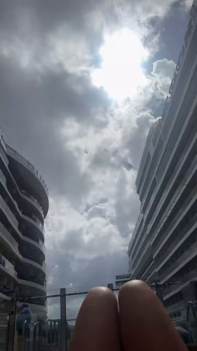 Two Beautiful ships docked side by side #NCL &amp; #MSC