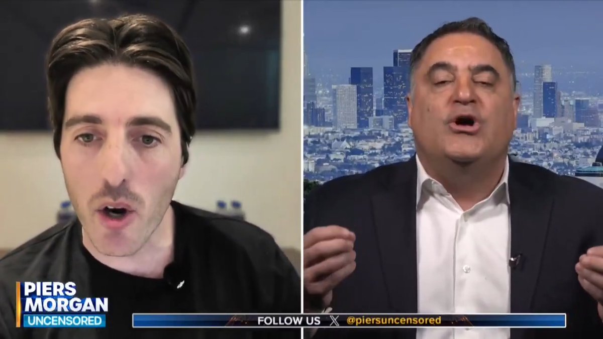 'Can you address grooming gangs without mentioning Israel?' Watch more of Piers Morgan's debate on immigration in the UK👇 📺 Piers Morgan | @CenkUygur | Andrew Gold