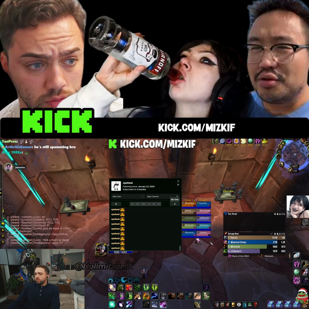 Drunk JustaMinx PULLS UP to Mizkif’s Voice Chat Mid World of Warcraft Raid and Turns the Stream Into Pure Relationship Drama Expressing Her Love Towards Mizkif 😱😳 ''Why the hell are you going after streamers like me? I always had a crush on you, and you knew that. So did every girl, Minx. So did every girl. You're the only one I haven't f**ked.''