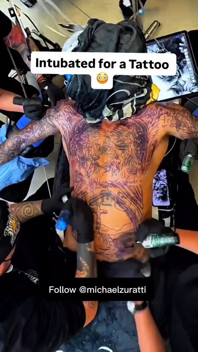 That's hardcore tattooing right there folks