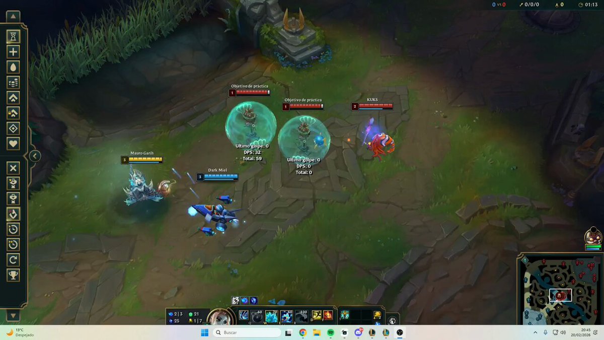 Pues si funciona el serpents Nami con la E y las spells de Corki Karchez CUIDADO!