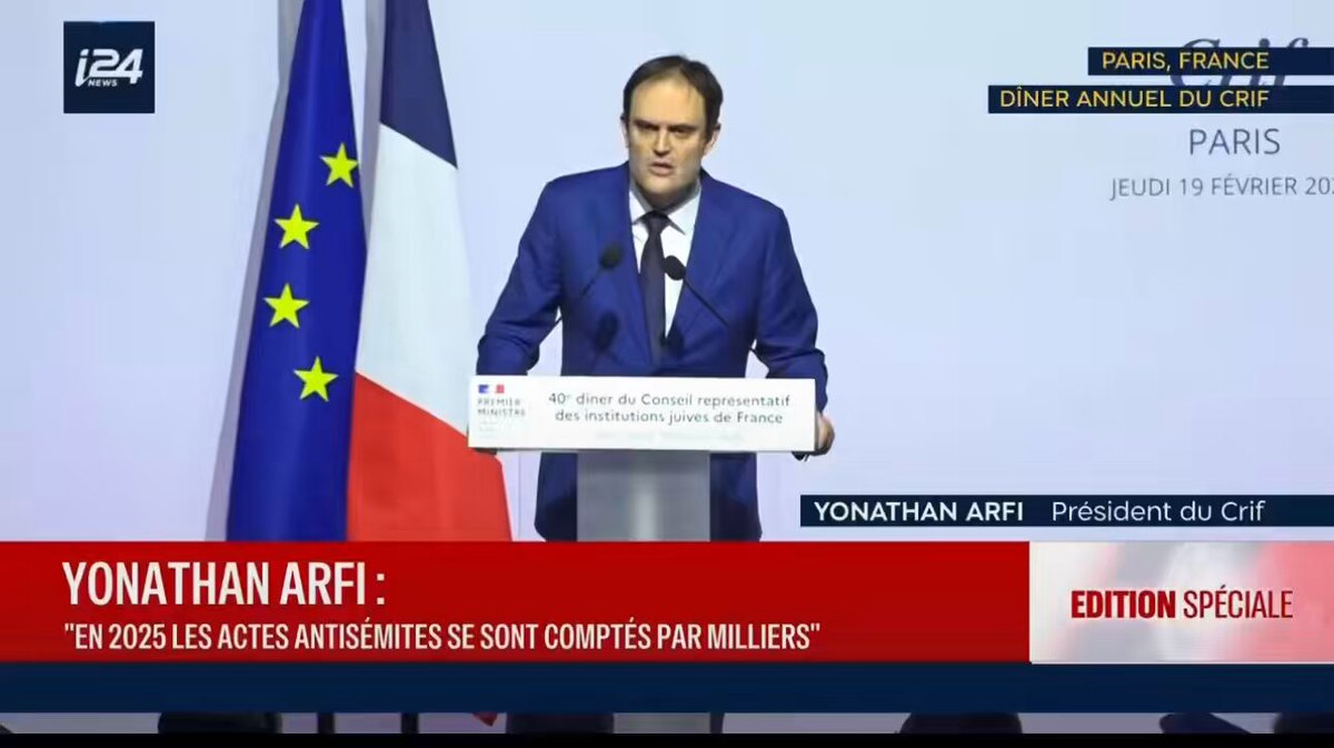Mentir effrontément devant 20 ministres de la République et falsifier à ce point l’histoire, quel culot ! Quel peuple indigène Yonathan Arfi ? En 1900 la Palestine historique compte 5% de juifs. Faut-il rappeler à Monsieur Arfi que le projet sioniste prévoyait en 1903 de s’établir dans l’actuelle Kenya ou encore en Argentine. Le projet sioniste a colonisé et défiguré la Palestine à l’aide des autres empires coloniaux et impériaux. Le sionisme est et restera un projet colonial, raciste, suprémaciste et aucun projet de loi ne m’empêchera de le dire et de le dénoncer.