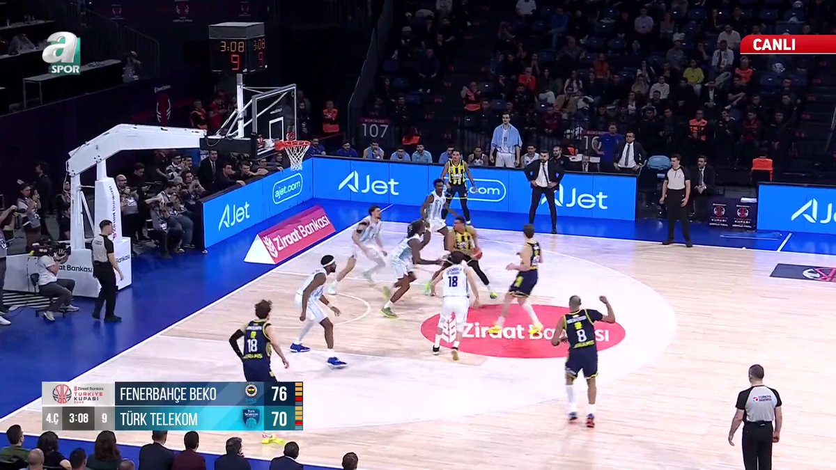 MAÇ SONUCU | Fenerbahçe Beko 86-78 Türk Telekom Türkiye Kupası'nda finaldeyiz! 💛💙 Pazar günü rakibimiz Beşiktaş.