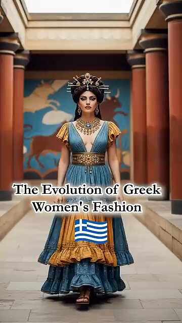 The clothing evolution of women in Greece, from antiquity to the present day. With the most impressive period for me, that of the Hellenistic era.