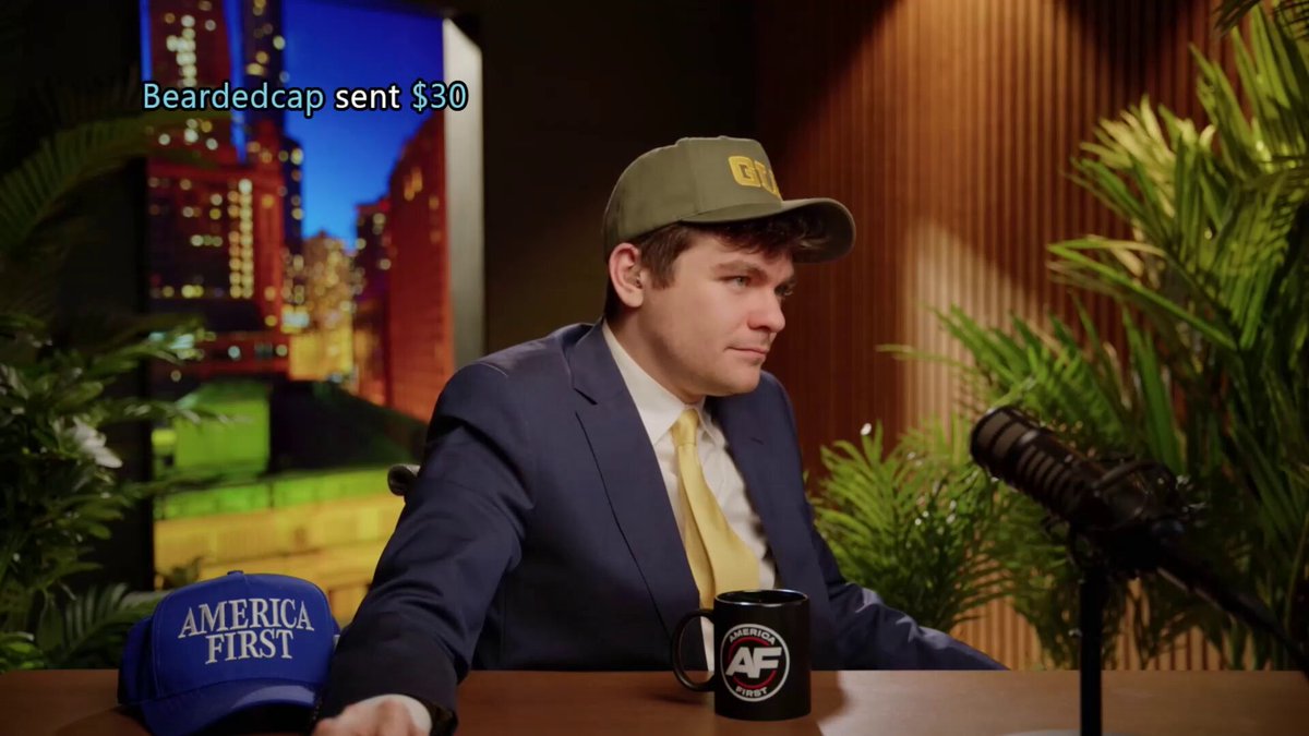 Nick Fuentes defends Clavicular from the haters who are accusing him of having ties to Peter Thiel “Clav isn't funded by Thiel, that's just made up.”