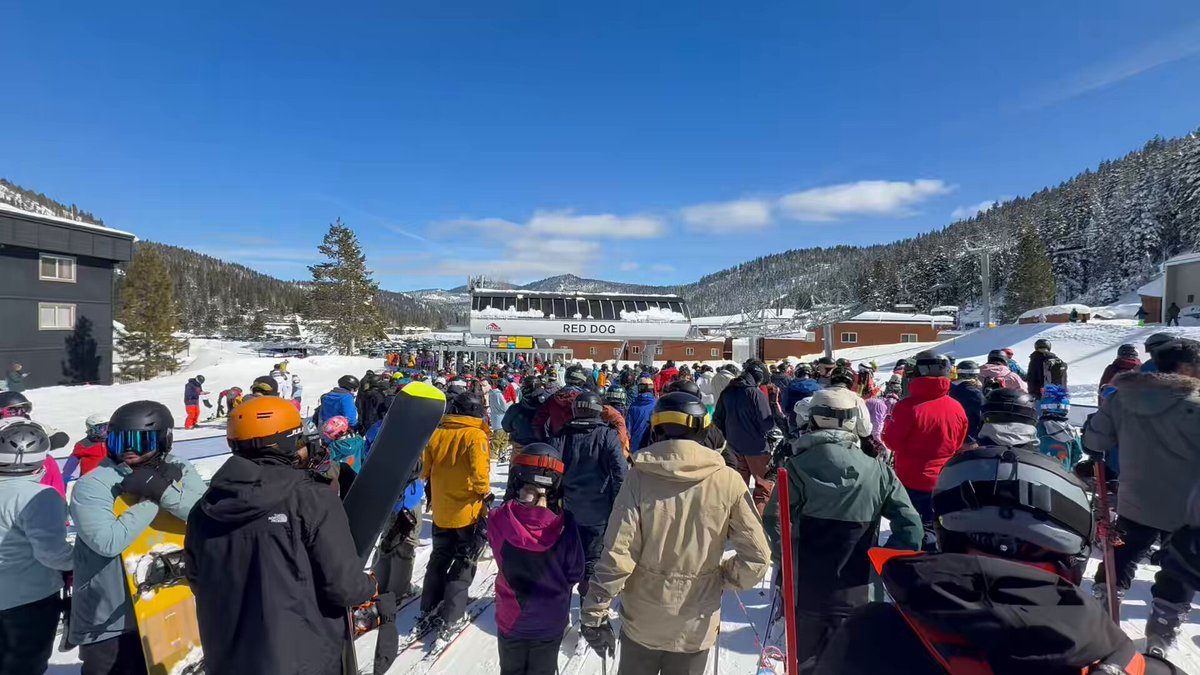 Bull market indicator perhaps? Friday morning, absolutely packed in Lake Tahoe, Palisades. $200+ a day for a lift ticket. Always watch what people do with their money not what everybody says.