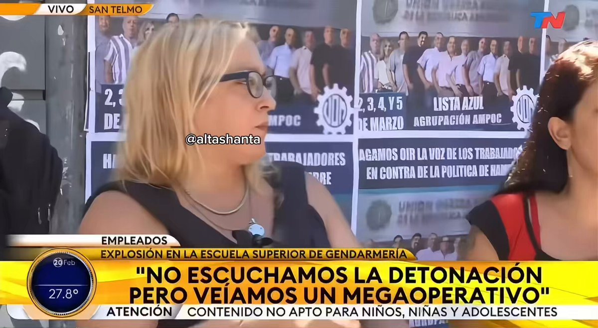 "Recién estuvo la Ministra de Seguridad presente y ATROPELLABA A LOS PERIODISTAS. Acá ayer el paro se sintió muy fuerte y queremos un paro general activo" CON QUÉ SALTABA LA KUKITA JAJAJAJAJAJAJA tienen el cerebro totalmente atrofiado