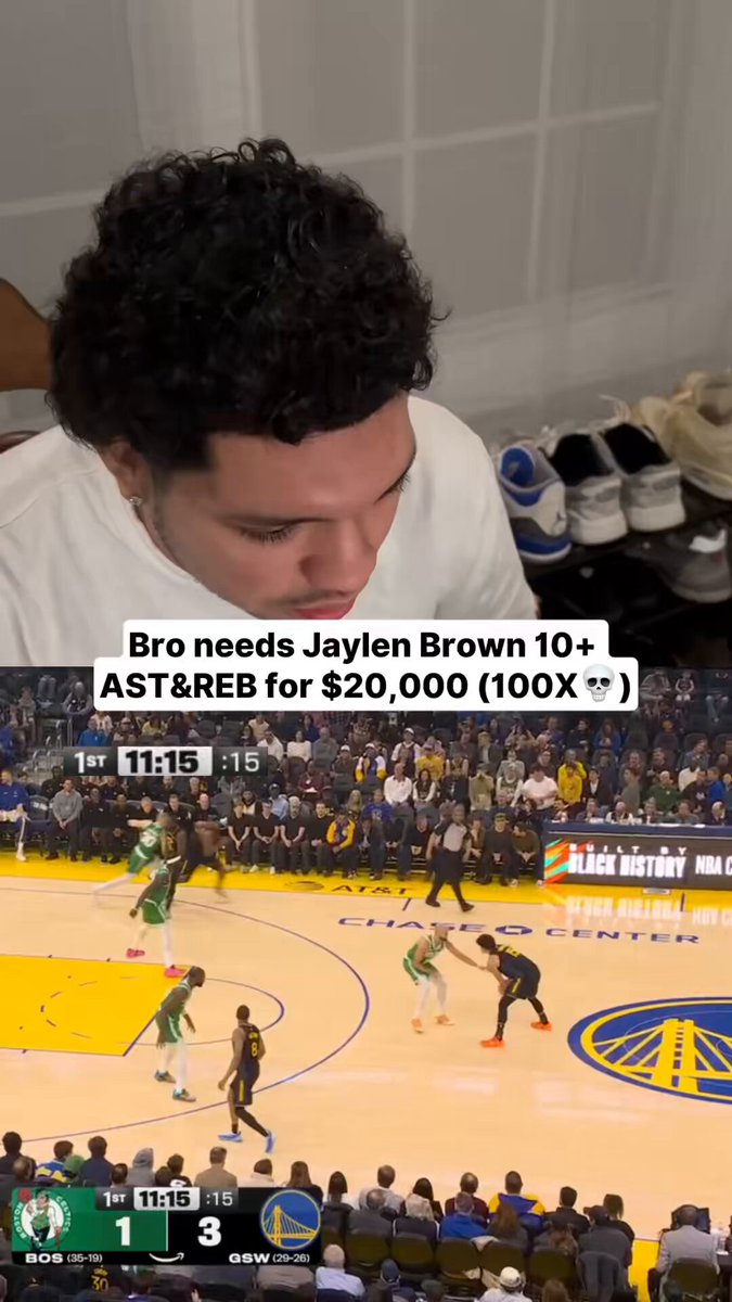 Bro had me sweating for $20,000 😭😭🐐 Jaylen Brown Link below for more plays just like this one! ⬇️