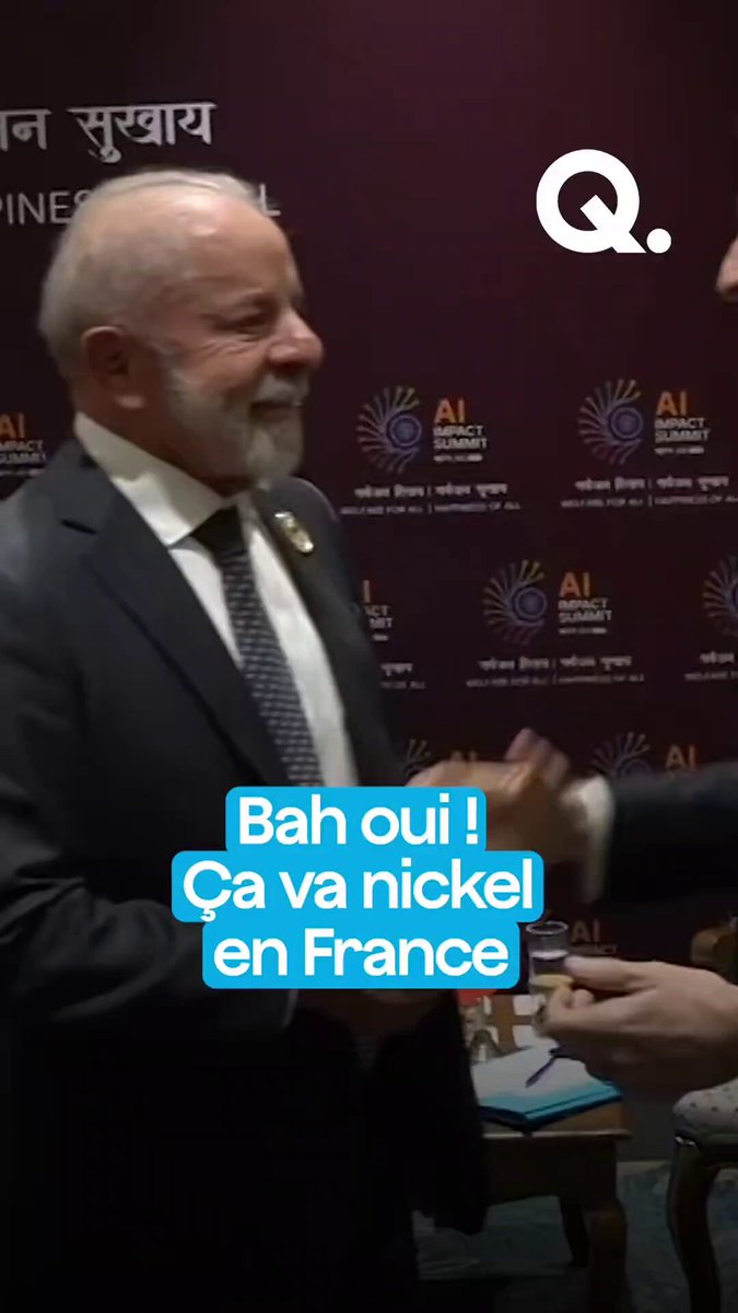 À l’AI Impact Summit en Inde, Lula demande à Macron : « Et en France, ça va ? » Réponse du président français, geste à l’appui : « Tout va bien… Tout va bien ! »