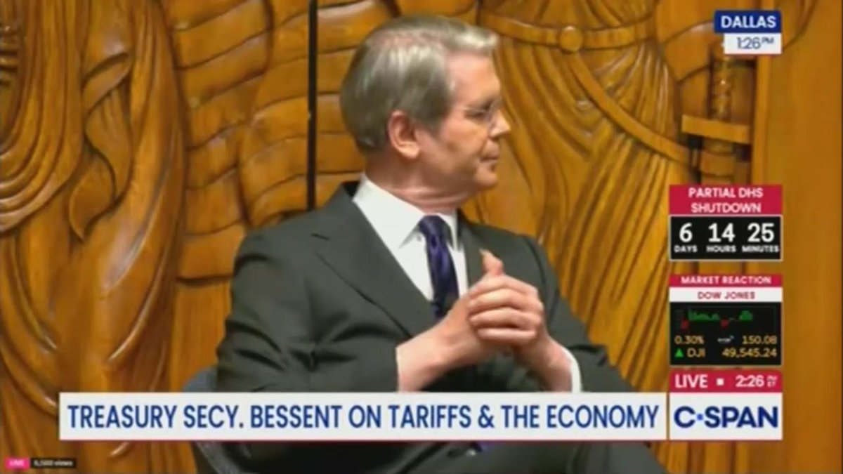 Bessent: I got a feeling the American people won't see the $175 billion in tariff revenue we collected