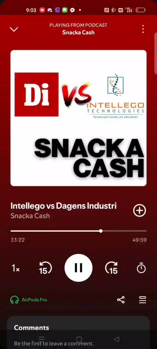 Hade glömt när Intellegos VD under pågående conf call 2023 fejkar att hans revisor ringer honom 😂🤣