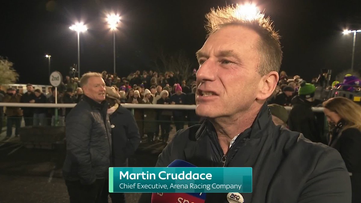 "It shows what our sport can do!" An emotional ARC CEO Martin Cruddace celebrates a monumental night at Southwell Racecourse...