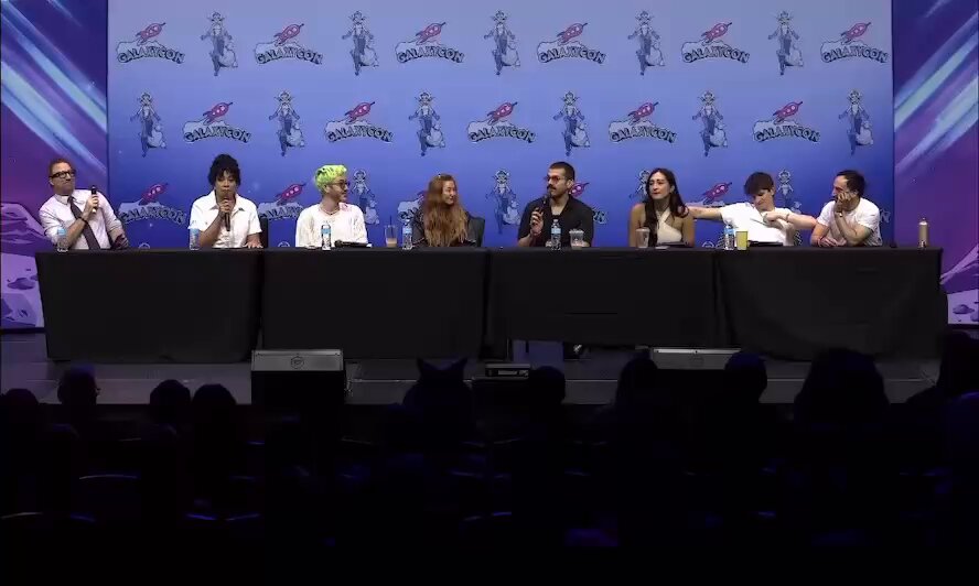 Terrible development Someone went looking and all they could find was Amir (accurately) using the term at a panel during a bit where everyone laughs abt Val not thinking he’s a villain What’s most bizarre is the entire crowd gets uncomfortable even though Amir isn’t even wrong