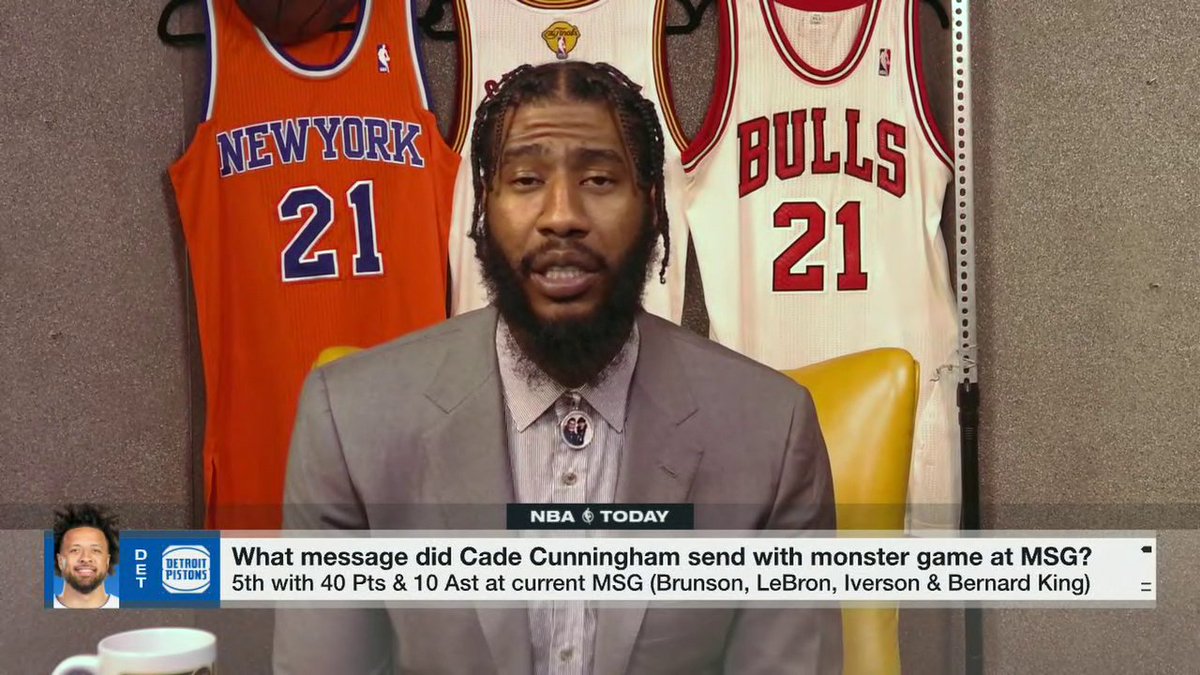 "I do not want them playing Detroit. ... I don't want to see [Cade Cunningham] in The Garden no more. Somebody else please get them out the way." Iman. on the Knicks possibly facing the Pistons in the playoffs 😂