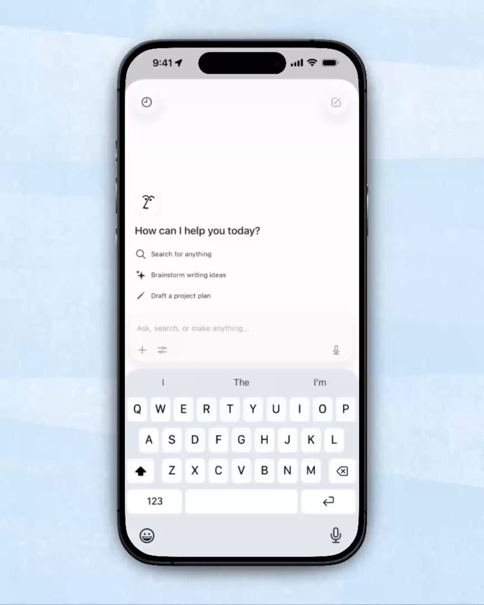 Voice input just landed on mobile 🎤 Some people think best while typing. Others think best while pacing around and talking to themselves. This one's for the second group.
