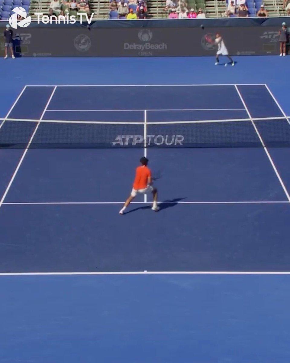 Flavio reaches full flight ✈️🇮🇹 7-5, 6-7(7), 6-2 against Wong sends Flavio Cobolli into the Final Four #DBOpen | 📍Delray Beach
