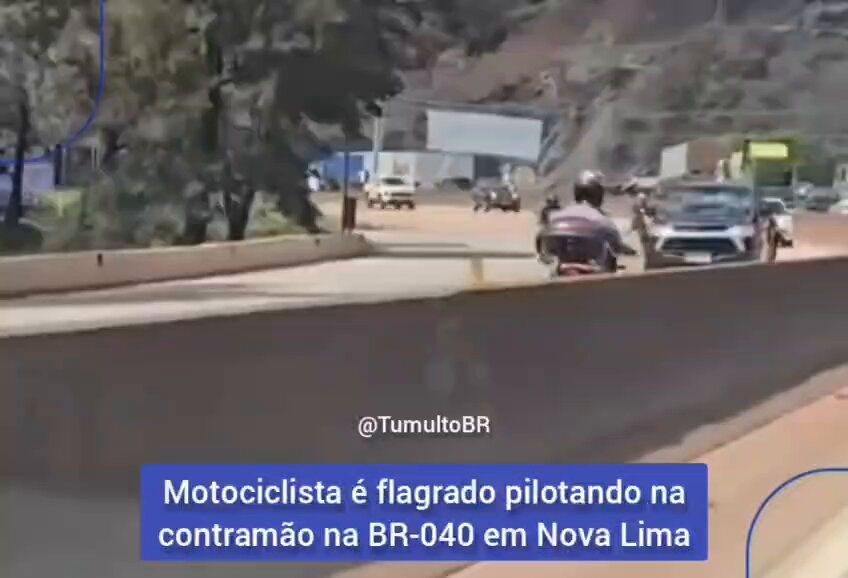 Meu Deus, o cara na contra mão.
