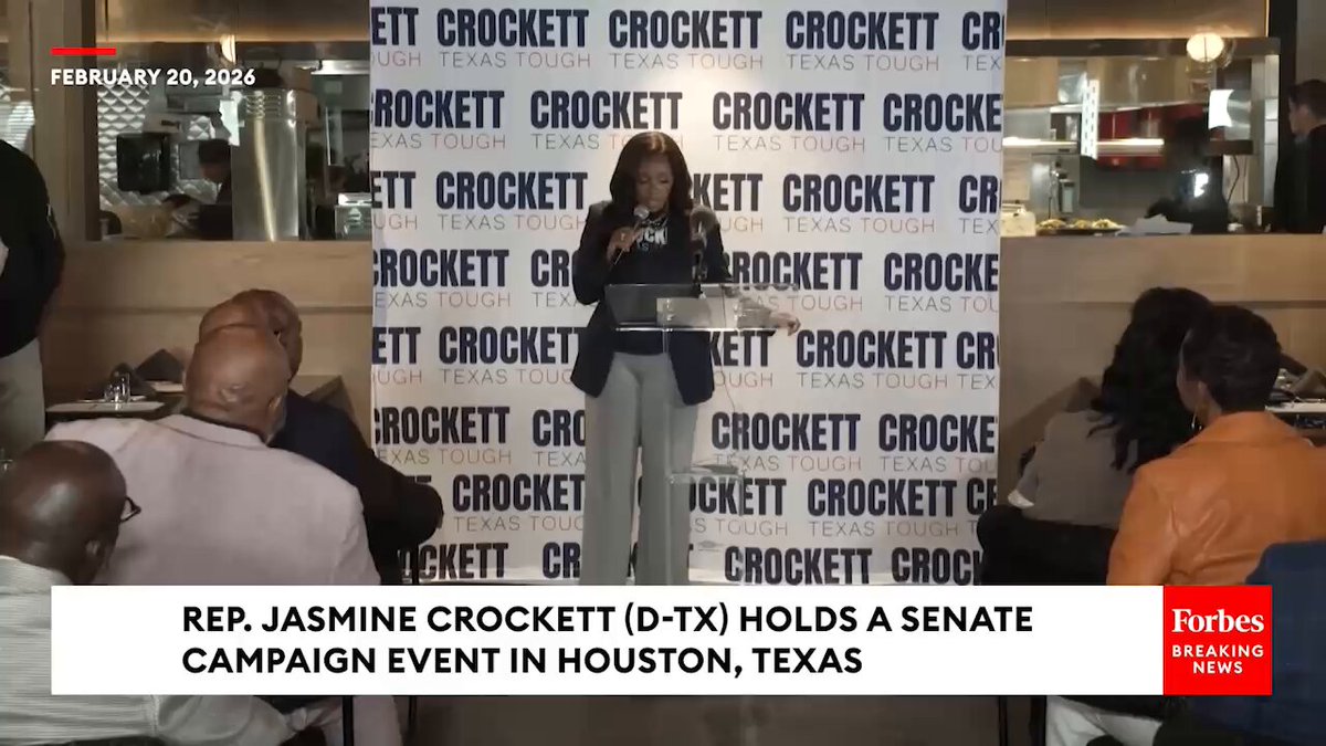 Jasmine Crockett says as a black woman her Senate candidacy faces unique challenges: “Because unfortunately America can't get over herself." Attacking the country as racist is the new strategy to counter Talarico, I guess.