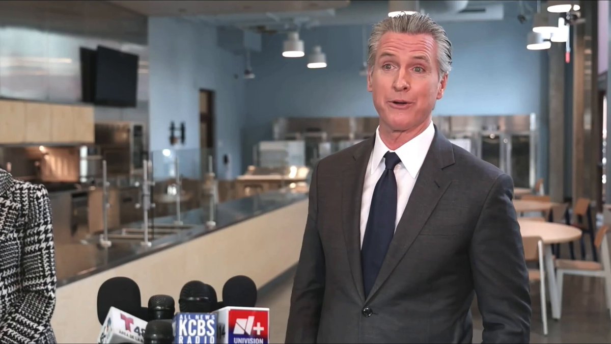 What causes Gavin Newsom to move like this?