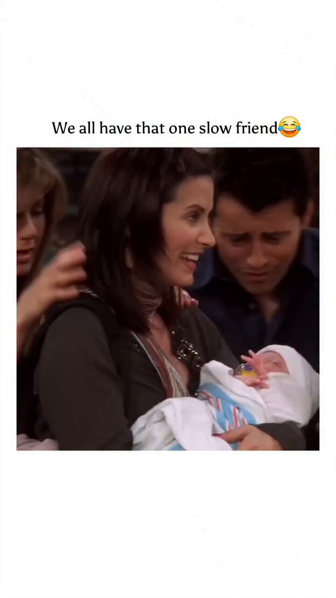 Joey is just so slow on everything….🎬Friends