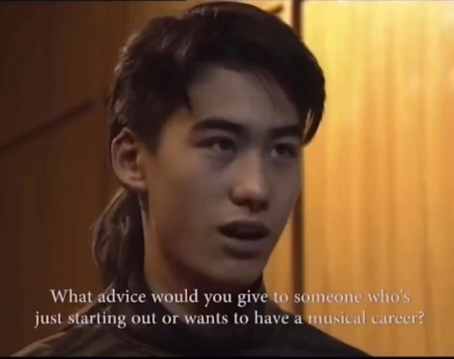 Kurt Cobain's advice on people who wants to have a musical career. Just never give up.