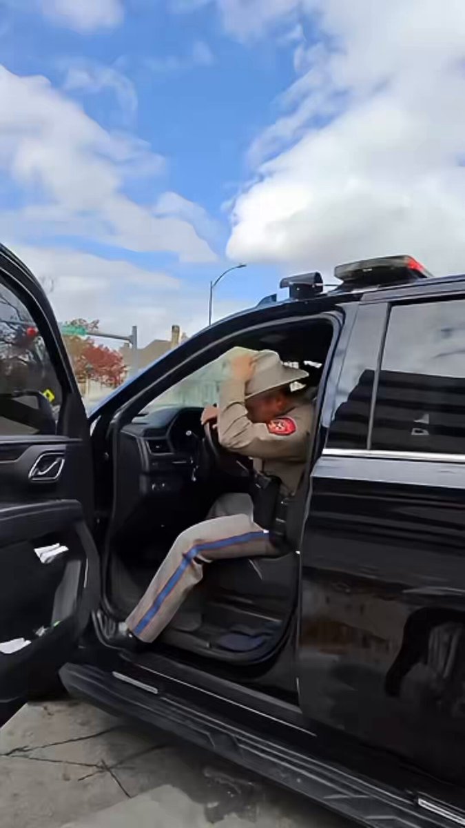 Cops forgot him the second a bigger problem appeared