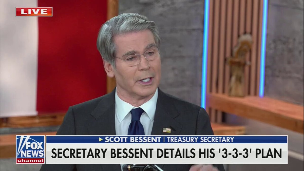Cain: Does it concern you that the GDP came in at 1.4%? Bessent: What’s concerning to me is the Democrats’ willingness to crash the economy. It was the longest shutdown in history that caused the 4th quarter to crash. The other thing is the write downs car companies took because of the ridiculous Biden EV mandate.