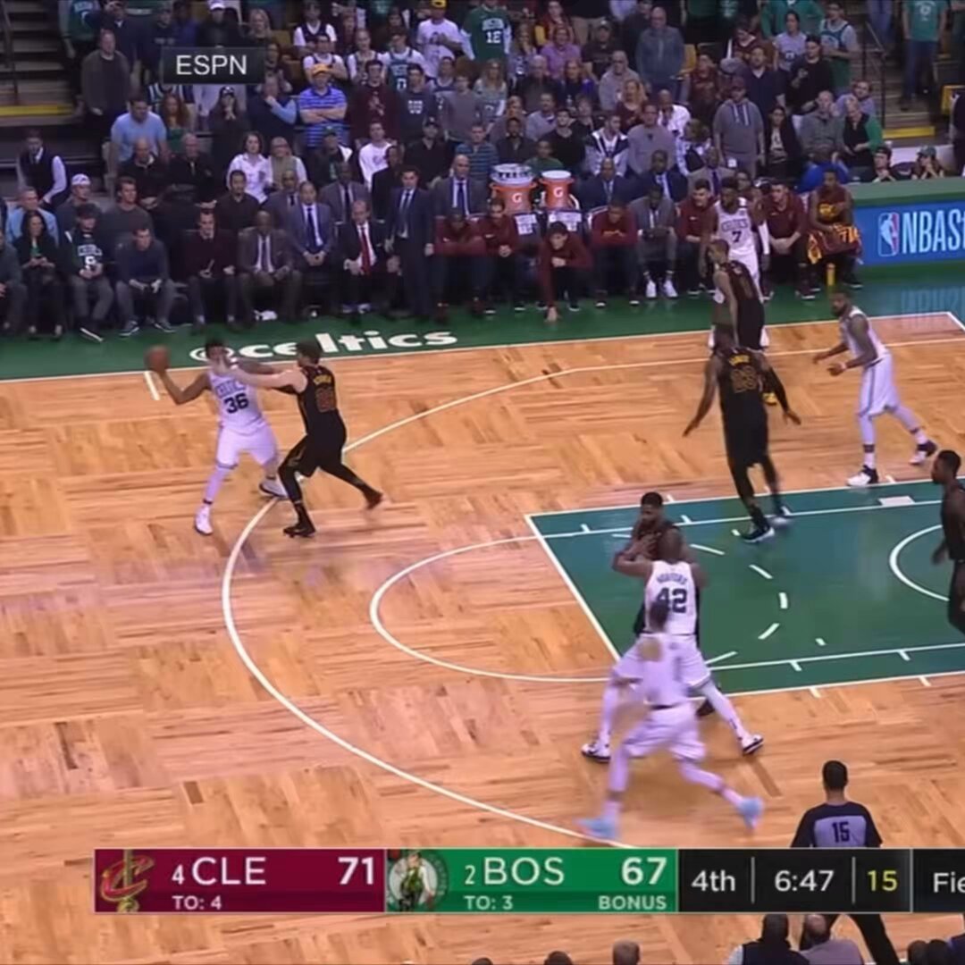 Jayson Tatum dunking on LeBron James in 4 different languages “I had to get him back.”