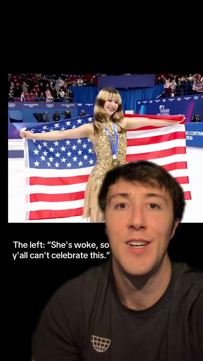 “Y’all can’t celebrate this - she’s woke and her dad’s an immigrant!!!!” This is an American success story - both the left and the right should celebrate. That’s the point of the Olympics - national solidarity. If she’s woke in her personal life, that’s her right. If her father immigrated here after fighting for freedom in China, and then contributed to our society as an attorney - believe me, that is not the immigration we are focused on. The black and white thinking about everything is what’s tearing the world apart.
