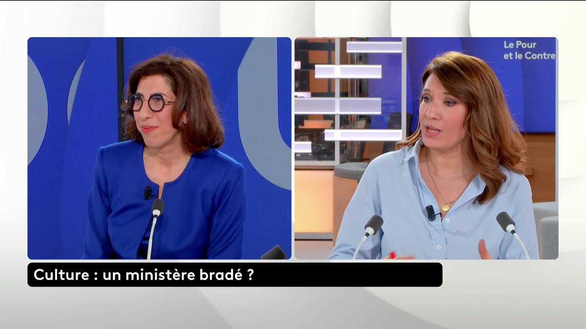 đŽ Culture : "Le CNC, que tous les pays nous envient, est un outil de puissance culturelle et industrielle, vouloir lâaffaiblir, câest sâattaquer Ă la libertĂ© de crĂ©ation", dĂ©fend Rima Abdul Malak qui s'oppose Ă la vision de lâextrĂȘme droite. #LePourEtLeContre #canal16