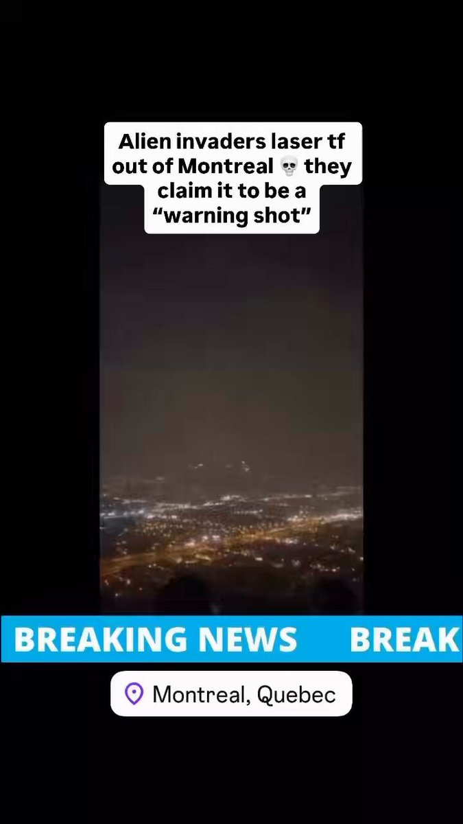 Something strange is happening in Montreal, Quebec. Does anyone know what's causing this shooting light from the sky? It's insane! Has anyone else seen this?