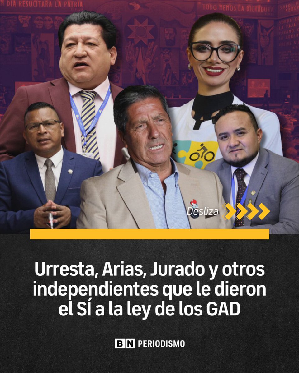 ¿Qué asambleístas votaron a favor de las reformas al COOTAD? 👇